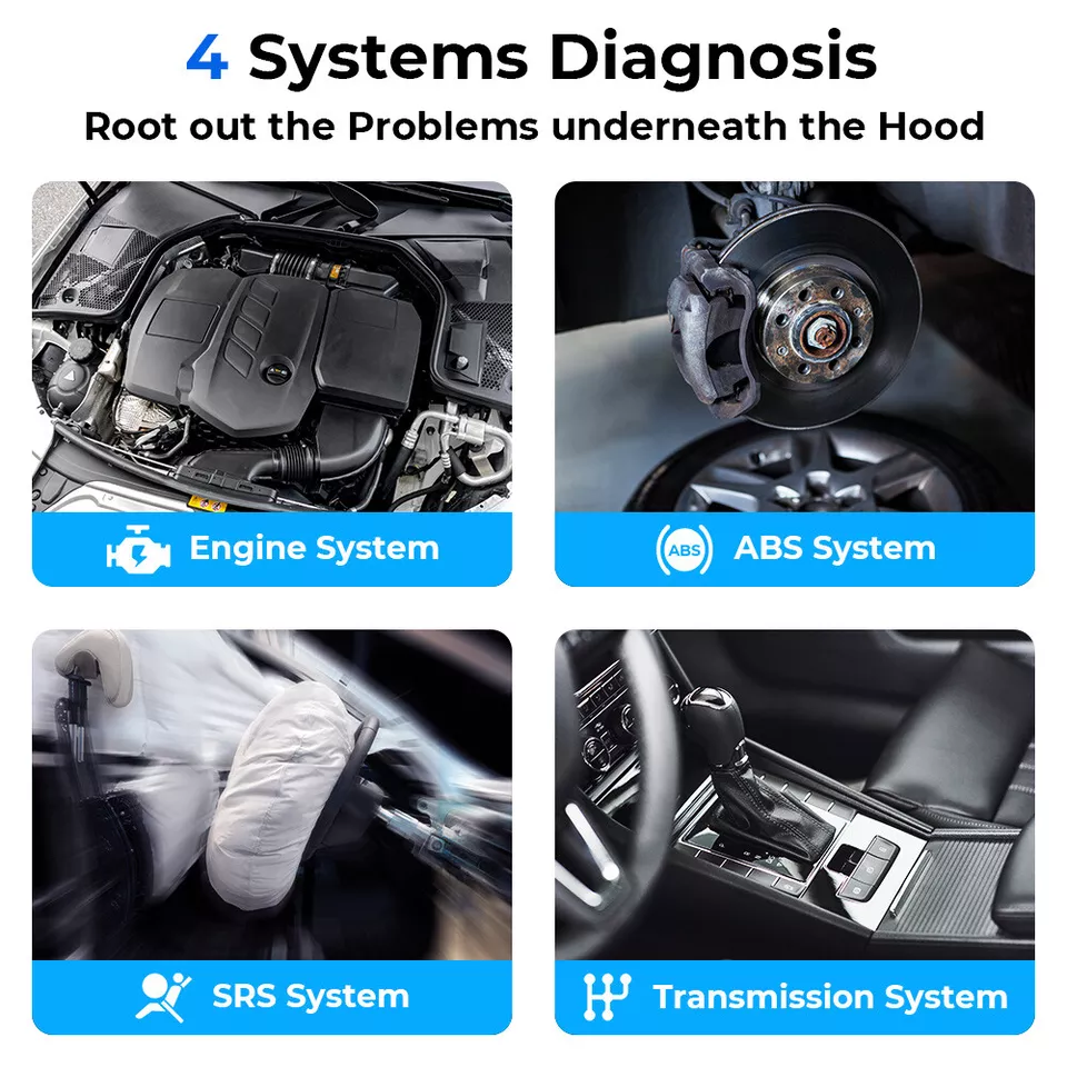 Topdon ArtiDiag Diagnostic Scanner, Car Diagnostic Tool, All Systems Engine ABS SRS Airbag Code Reader