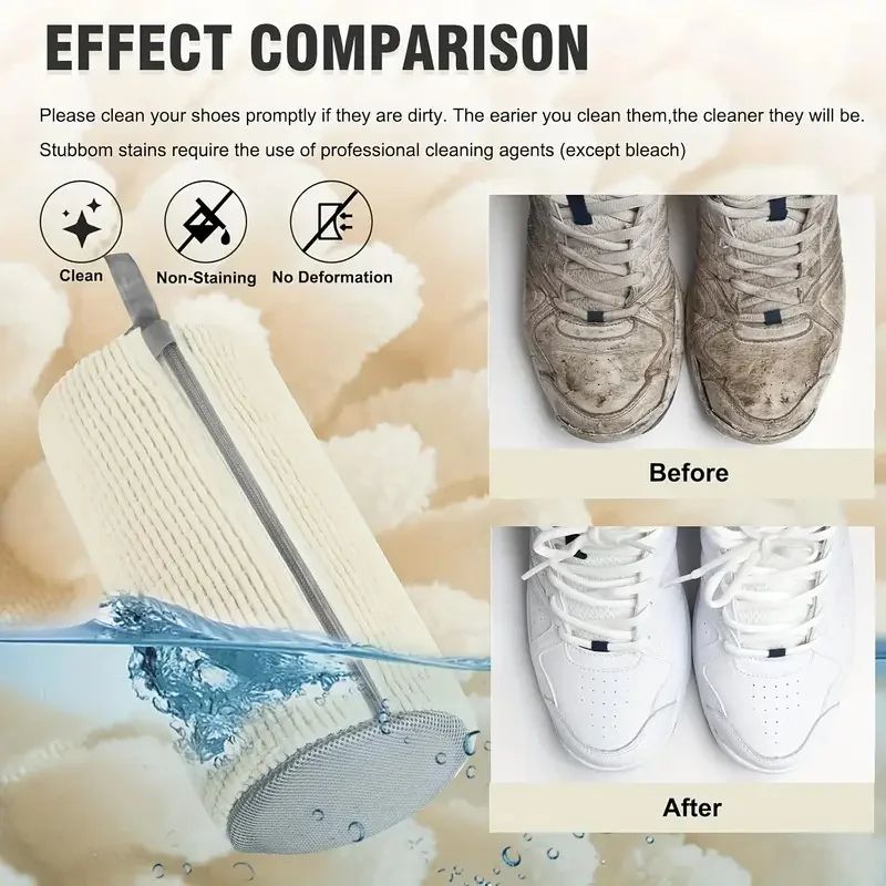 Reusable Shoe Washing Machine Laundry Bag