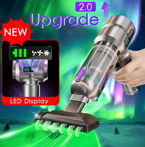 998000PA Cordless Car Vacuum Cleaner Powerful Handheld Vacuum with Strong