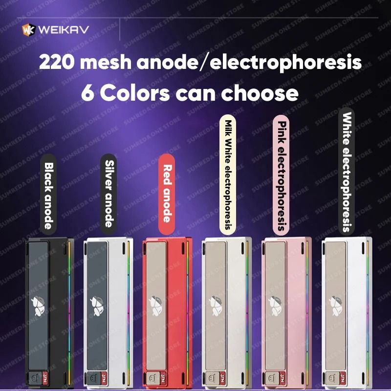 Lucky65 V2 65 Keys Mechanical Keyboard with Aluminum Case RGB Lighting and Hot Swappable Switches