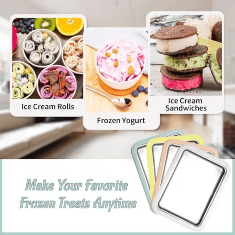 ChillCraft Ice Cream Roll Maker, DIY Rolled Treats Without Electricity