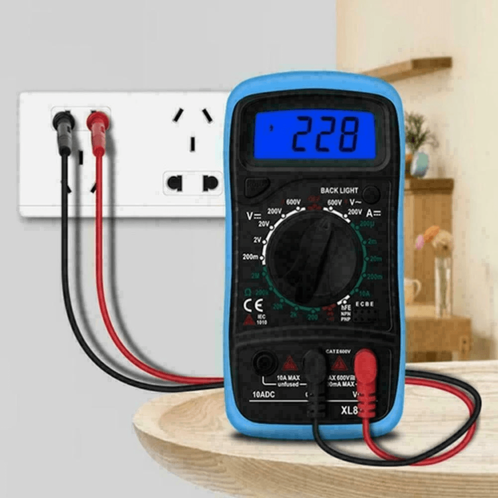 Digital Multimeter Voltmeter Ammeter Ohmmeter Tester with Backlight
