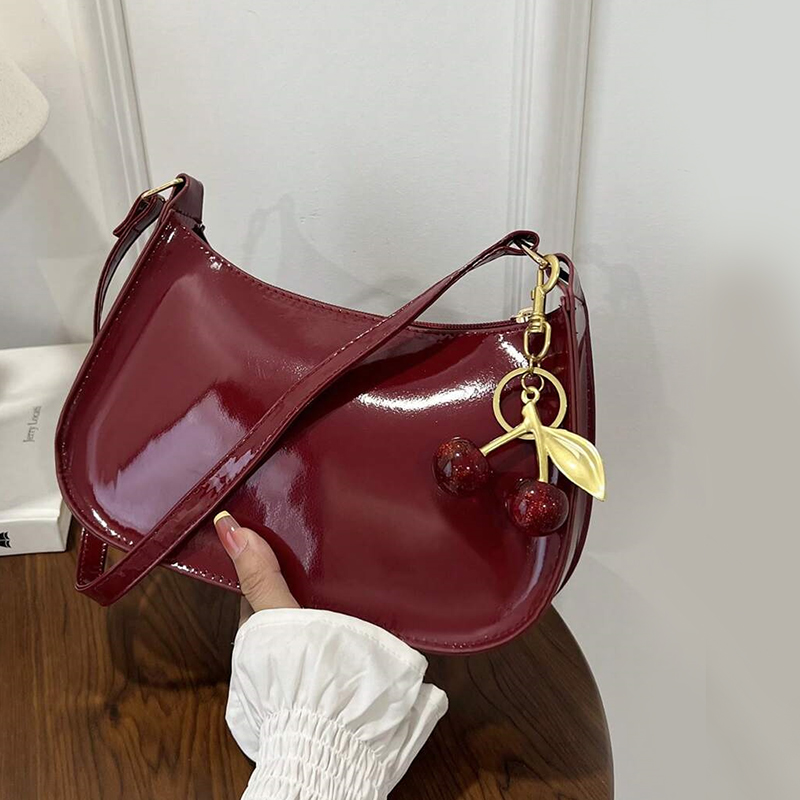 Retro PU Leather Hobo Shoulder Bag for Women