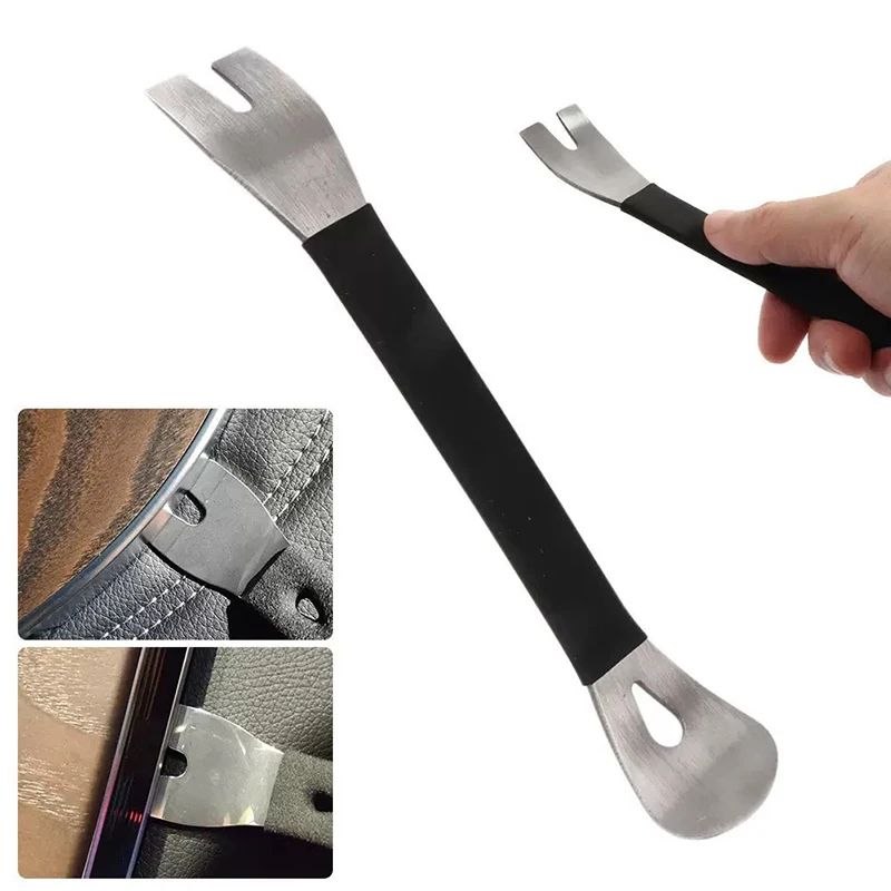 Stainless Steel Car Trim Removal Tool – Interior Clip Panel Pry & Installation Wrench