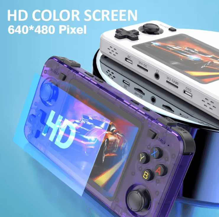 Retro Handheld Game Console with 35 Inch IPS Screen and 10000 Plus Games