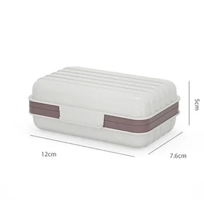 Bathroom Soap Dish with Lid Travel Soap Box Keeps Soap Dry