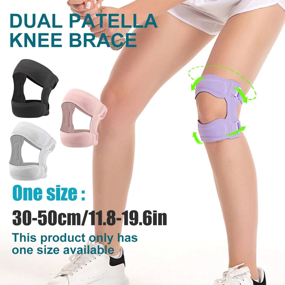Patella Tendon Knee Strap with Gel Pad and Side Stabilizers