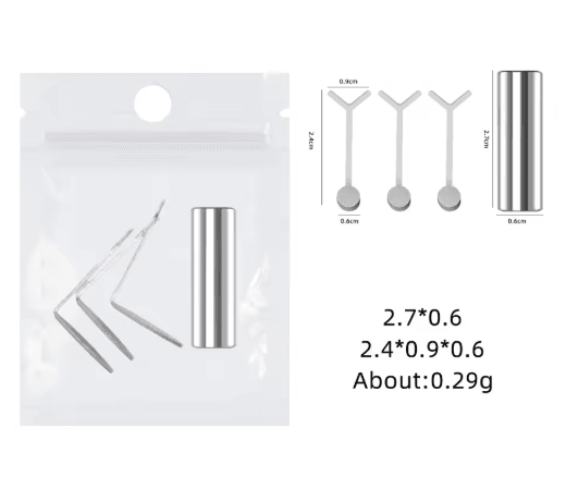 DIY Nail Art Magnet Set Strong Cats Eye Magnetic Rod with Heart Shaped Design