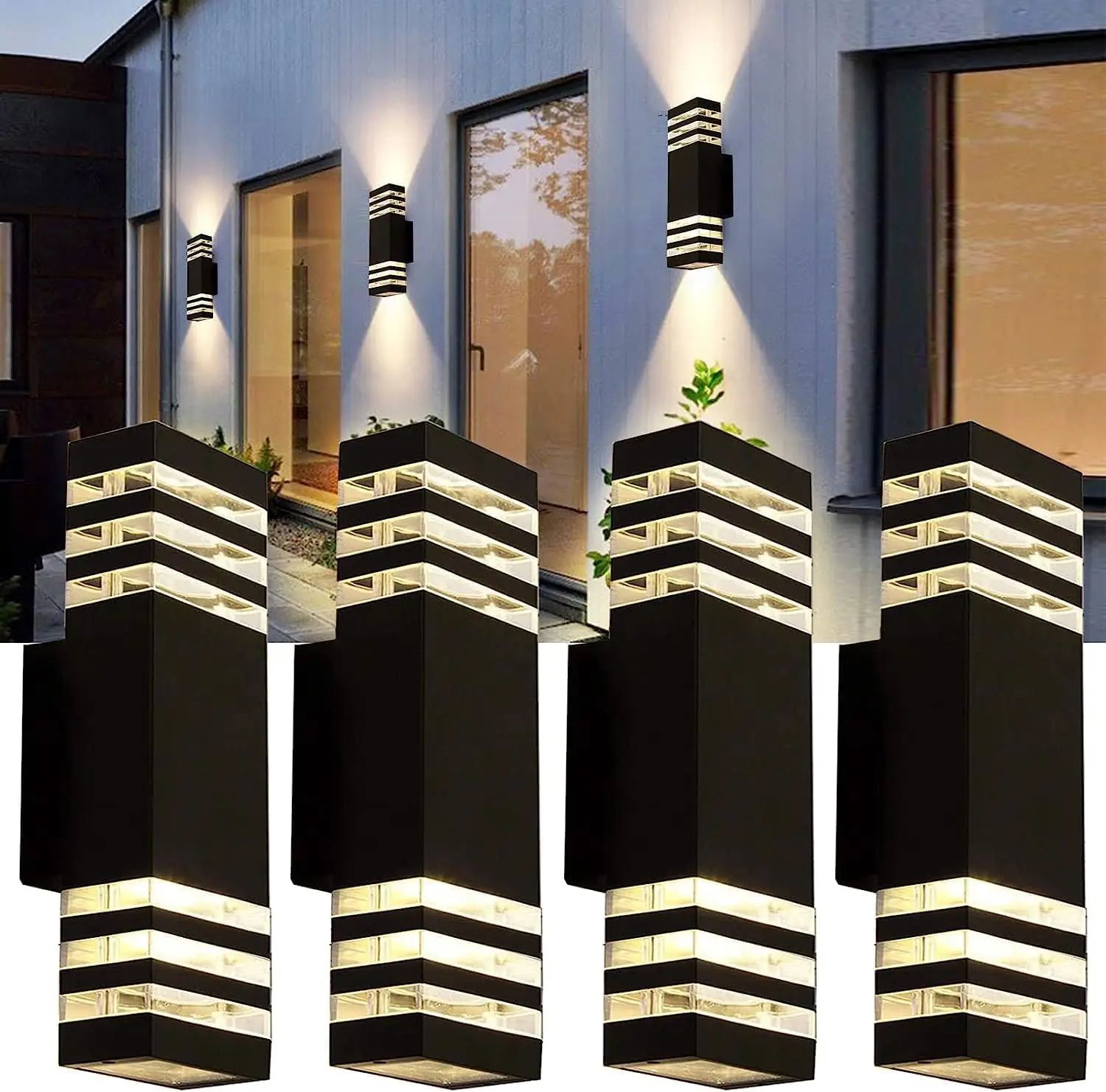 WeatherGuard E27 Waterproof Outdoor Wall Light Fixture