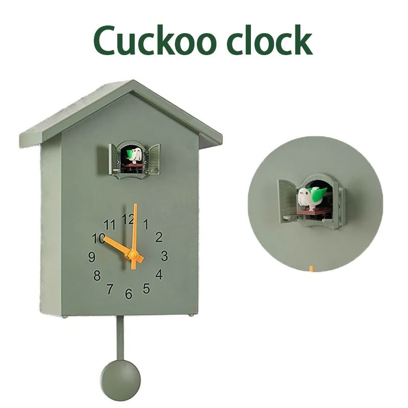 Modern Cuckoo Quartz Wall Clock