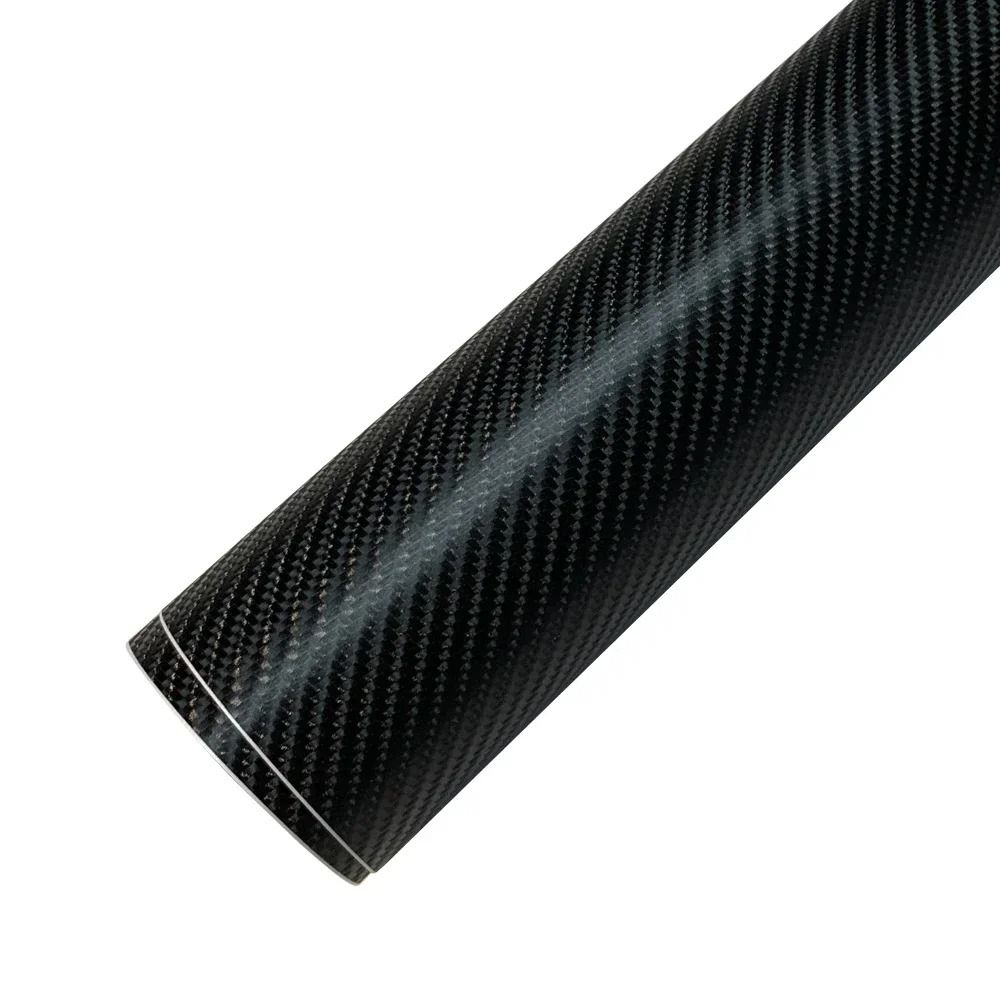 Premium Gloss Carbon Fiber Vinyl Wrap – Waterproof 3D/6D Car Styling Film