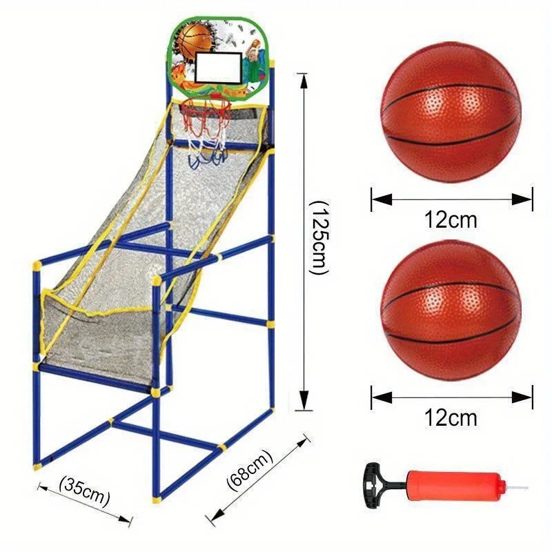 Arcade Basketball Shooting Game Set for Kids Indoor and Outdoor Play