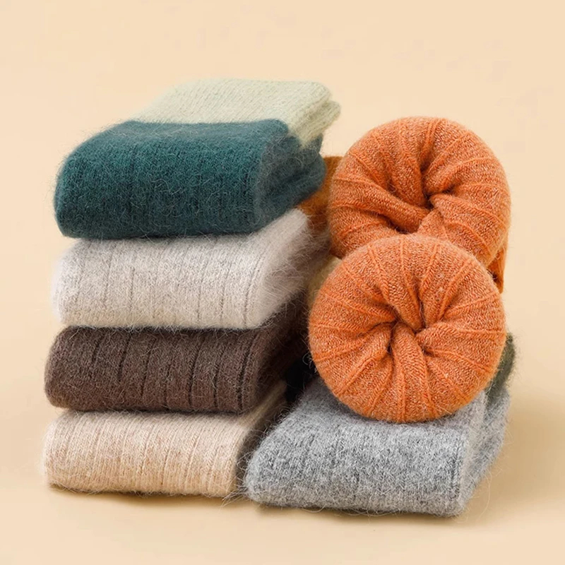 Socks for Girls Wool Child Winter Warmth, Baby Girls Children's Leggings Clothing, Cozy Infant Sock for Cold Weather