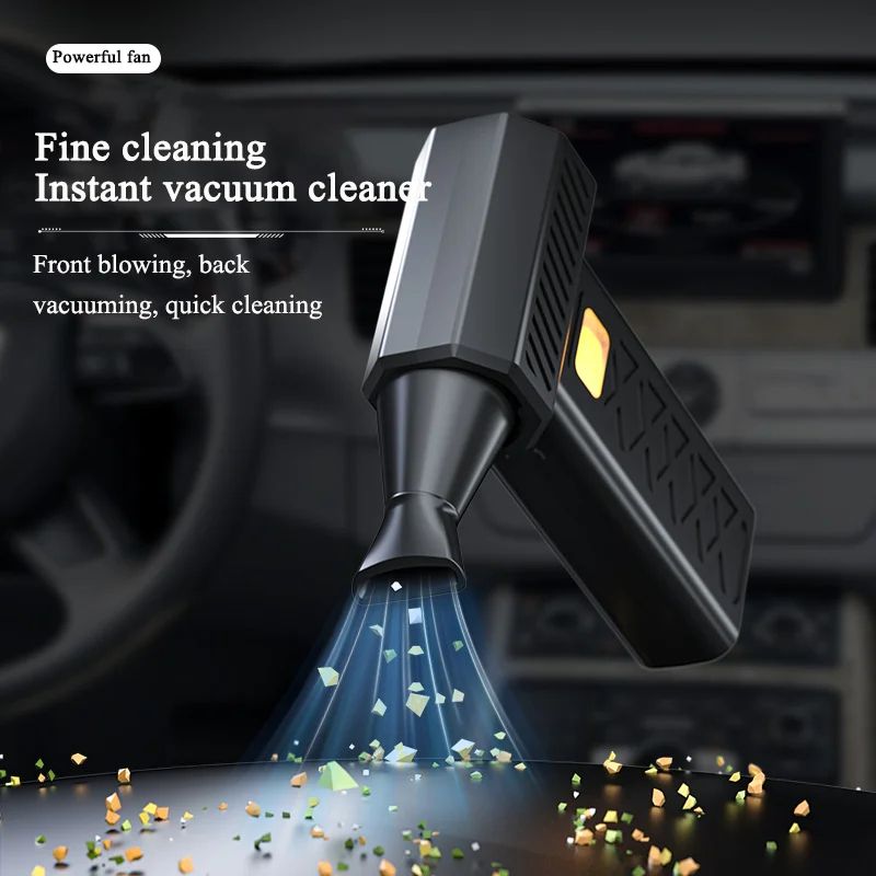 TurboJet 130000RPM Portable Air Blower Fan with LED Display & 6-Speed Control