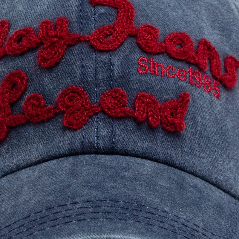 CNTANG Cotton Letter Embroidery Baseball Cap