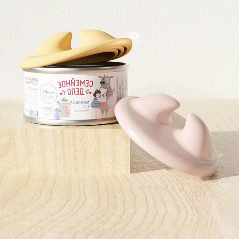 Multifunction Pet Feeding Spoon with Silicone Can Lid and Opener