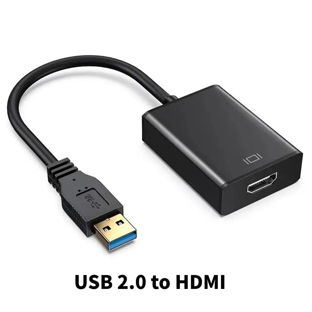 USB to HDMI 1080P Converter Adapter for Laptops and PCs