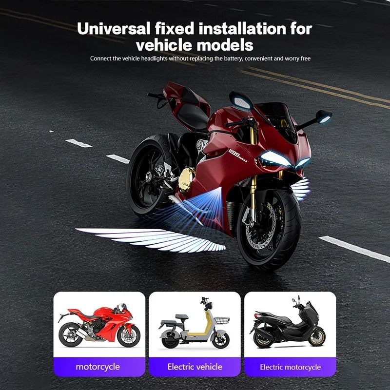 Ultra Bright Angel Wings LED Projection System