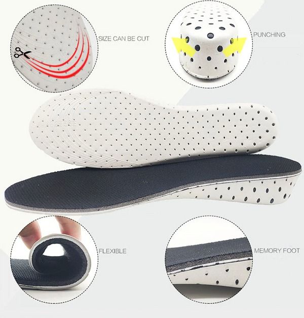 Height Increase Insoles for Men & Women, Invisible Heel Lift Inserts Pad for Taller Look and Enhanced Comfort