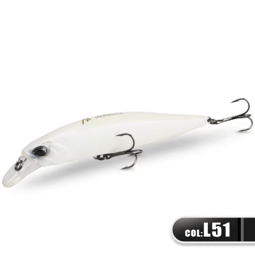 MEREDITH Jerk Minnow 100F Floating Fishing Lure Professional Hard Bait Wobbler 0.8 1.0 m