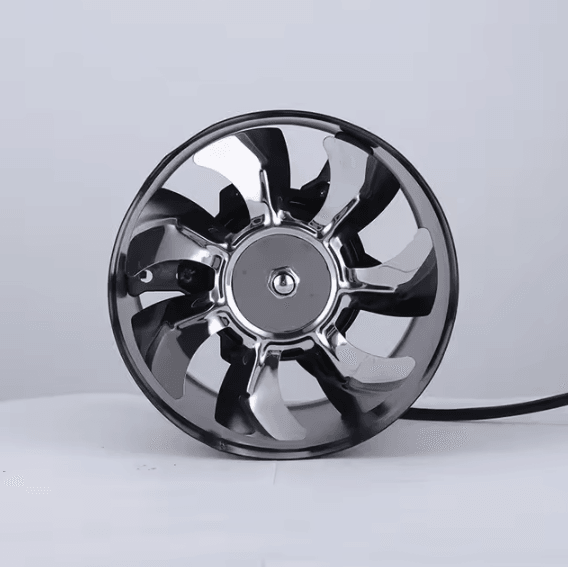 4-Inch Inline Duct Exhaust Fan – Compact Metal Ventilation Fan for Kitchen, Bathroom & Home Use