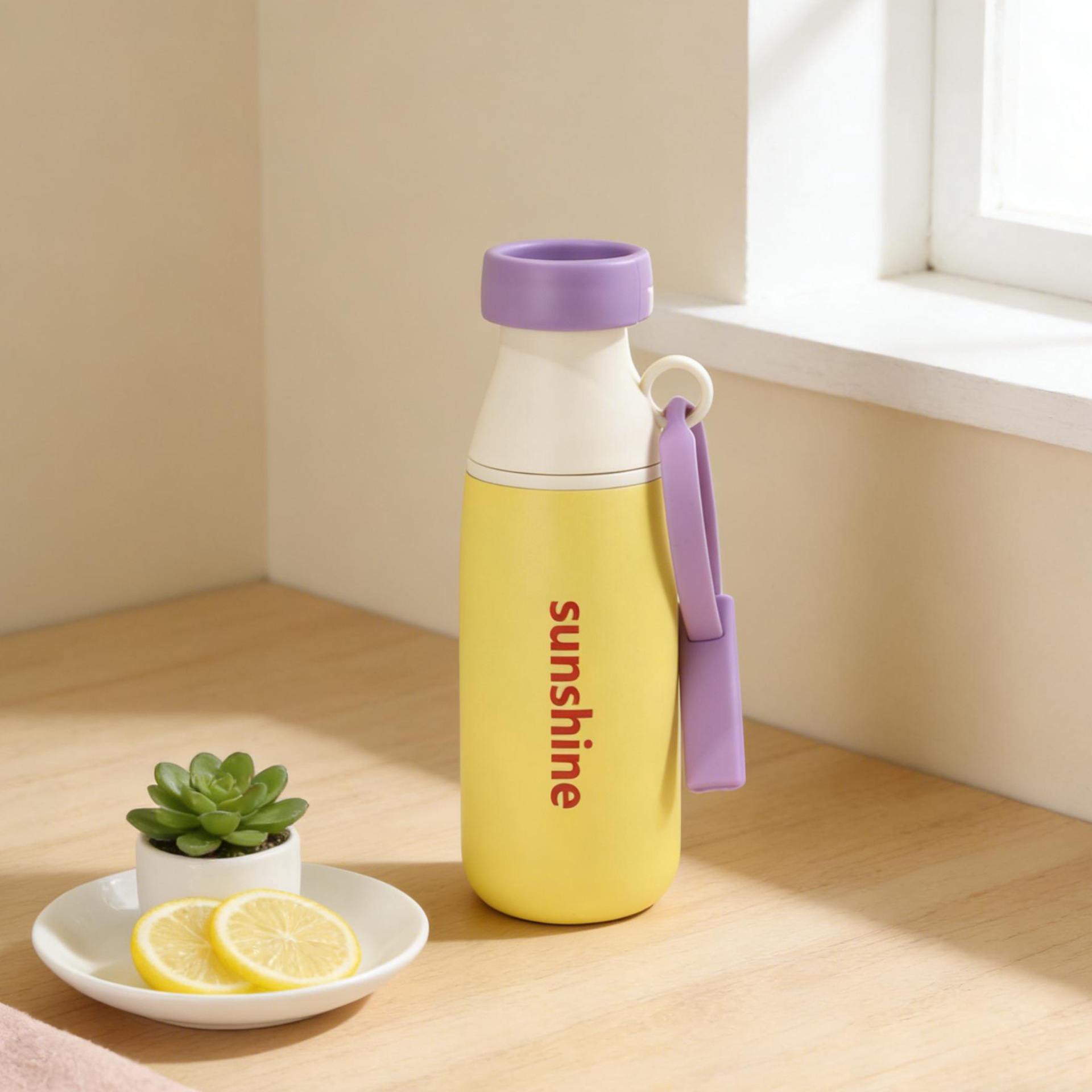 Large Capacity Stainless Steel Insulated Cup with Straw Multi functional Gift Milk Bottle & Water Cup