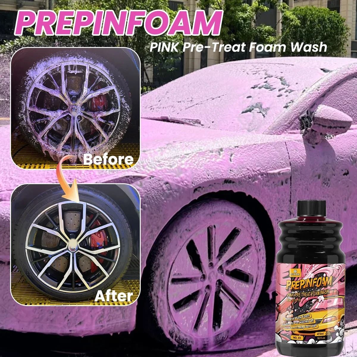 Pink Magic High-Concentration Foam Shampoo