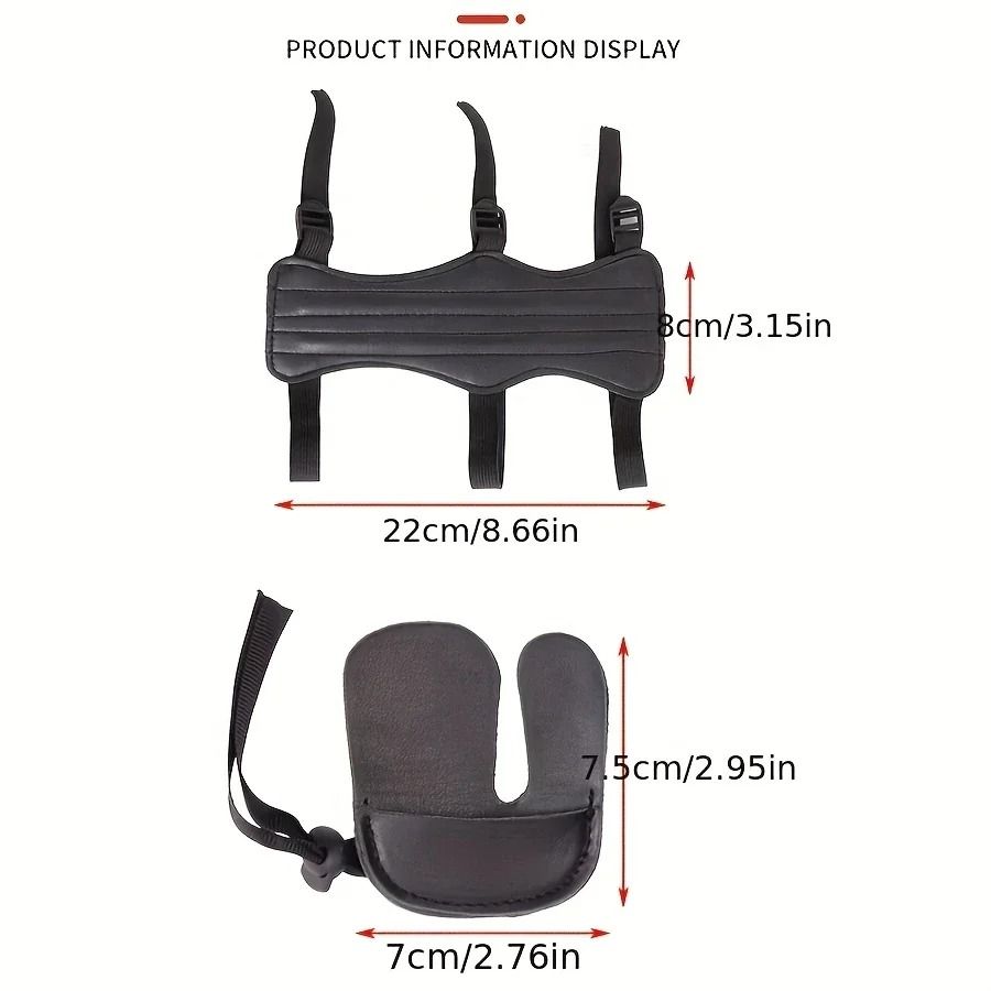 Professional Archery Protection Set Arm & Finger Guards