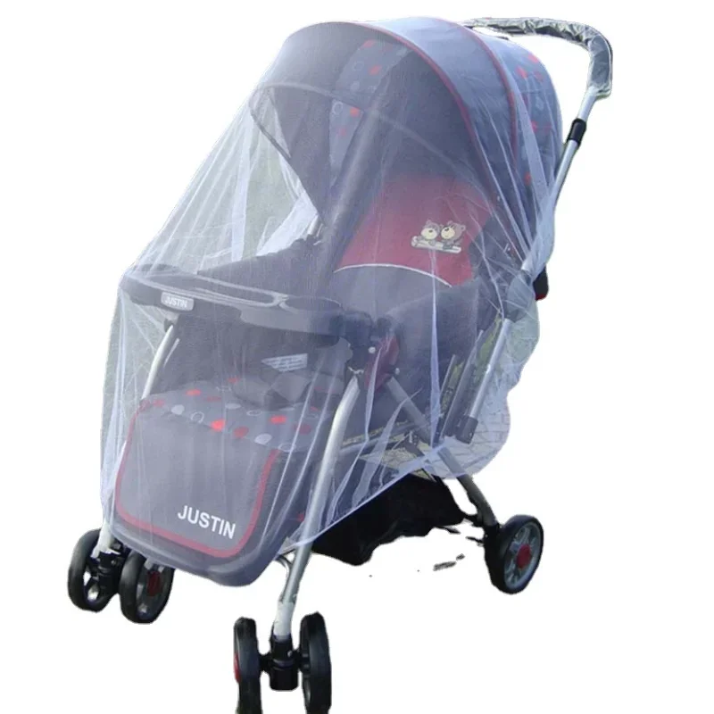 Breathable Baby Stroller Mosquito Net, Universal Fit Insect Shield Mesh Prams, Pushcarts & Bassinets, Summer Essential