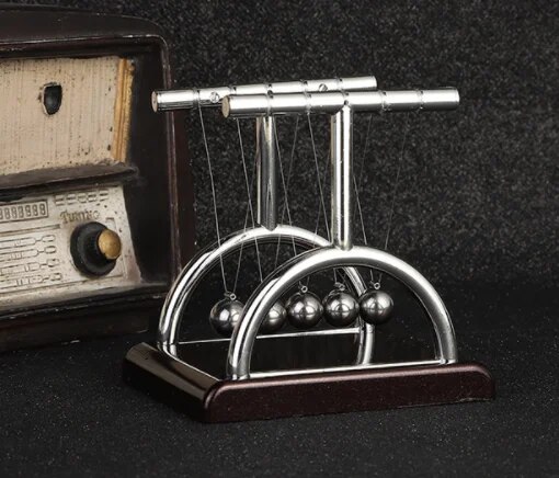Newton Cradle Physics Desk Toy Steel Ball Pendulum
