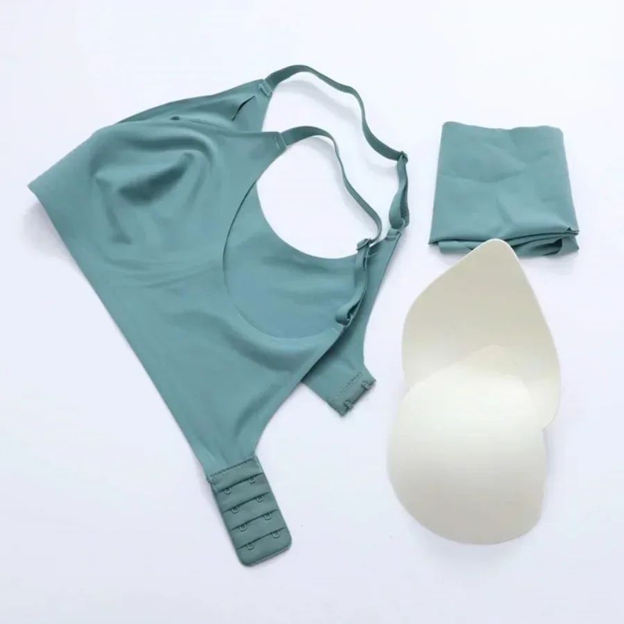 CloudSoft Seamless Latex Jelly Wireless Bra – Removable Padded Sleep & Everyday Bralette