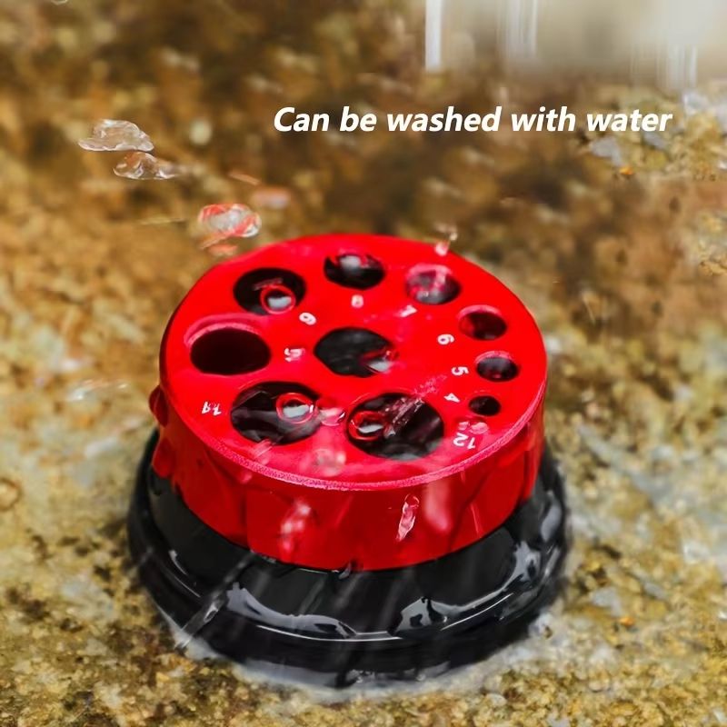 Red Drill Dust Extractor Attachment for Clean and Precise Drilling