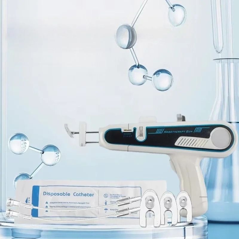 Mesotherapy Anti Wrinkle Injection Kit with DR Plastic Gun and Disposable Consumables
