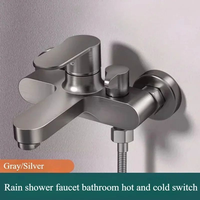 Luxury Thermostatic Shower System with 3-Way Diverter & Bathtub Mixer