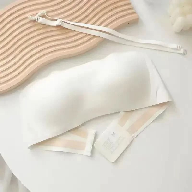 Seamless Tube Top Invisible Strapless Wireless Push Up Bralette