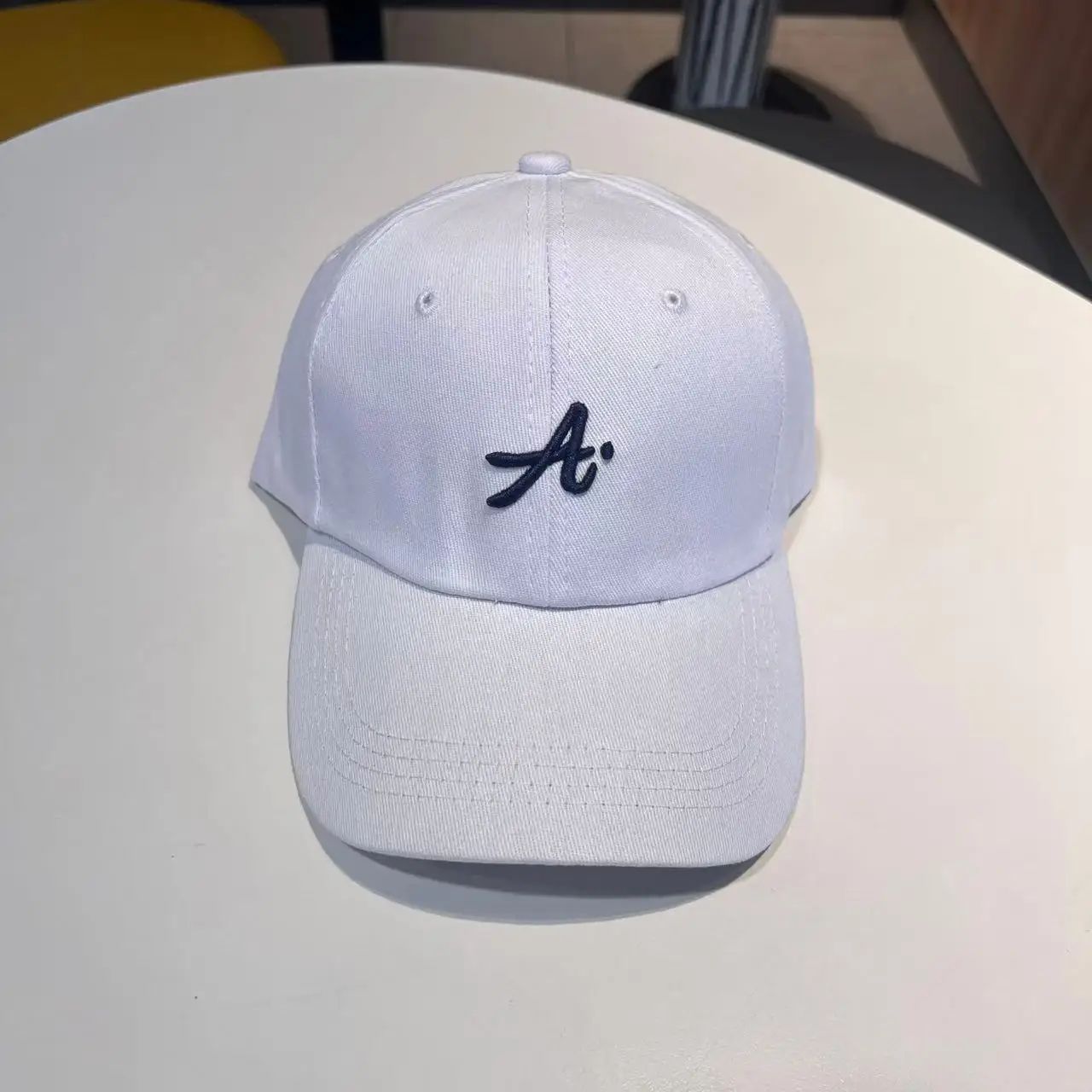 Retro 3D Letter Embroidered Baseball Cap – Adjustable Big Head Duckbill Hat
