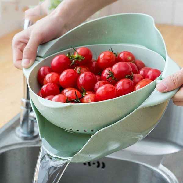 360 Colander Bowl - Double Layer Strainer & Drainer | Perfect Kitchen Gift