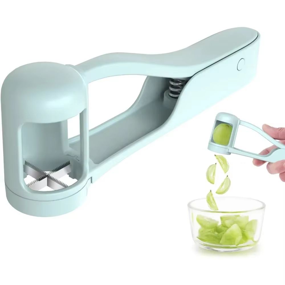 QuickSlice Fruit & Tomato Slicer – Small Kitchen Gadget for Grape, Cherry Tomato & Baby Snacks