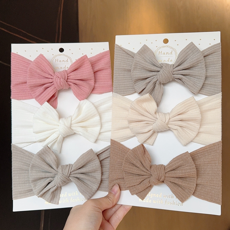 Baby Girl Bows Headband Newborn Turban, Kids HairBand Accessory, Toddler Children HeadWrap