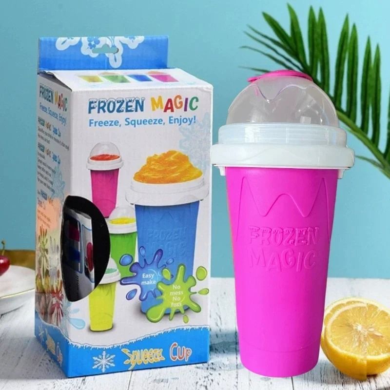 300ML Instant Quick-Frozen Slushy Maker – DIY Summer Squeeze Smoothie Cup