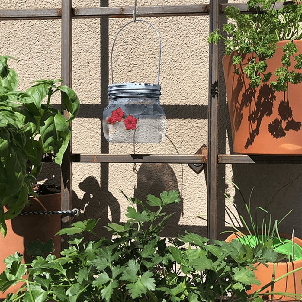 3 Ports Beautiful Mason Hummingbird Feeder