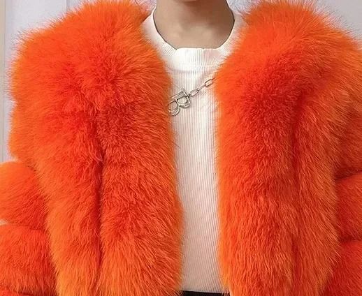 Luxury V-Neck Faux Fox Fur Coat | Chic Winter Teddy Jacket & High-Fashion Outerwear System