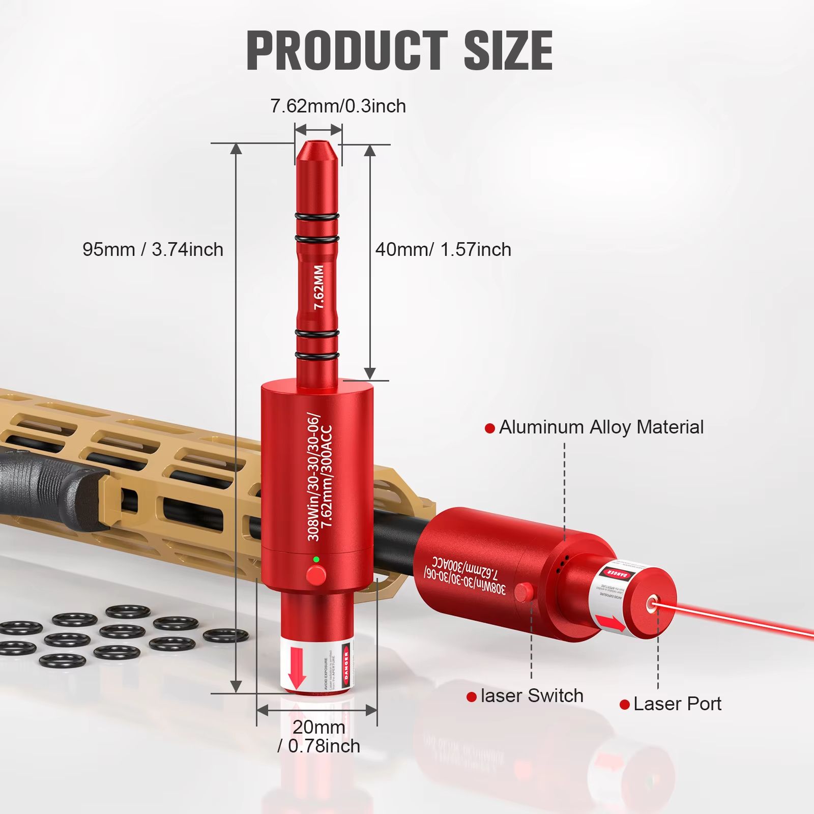 MagnaBeam Pro Magnetic Laser Target Training Cartridge