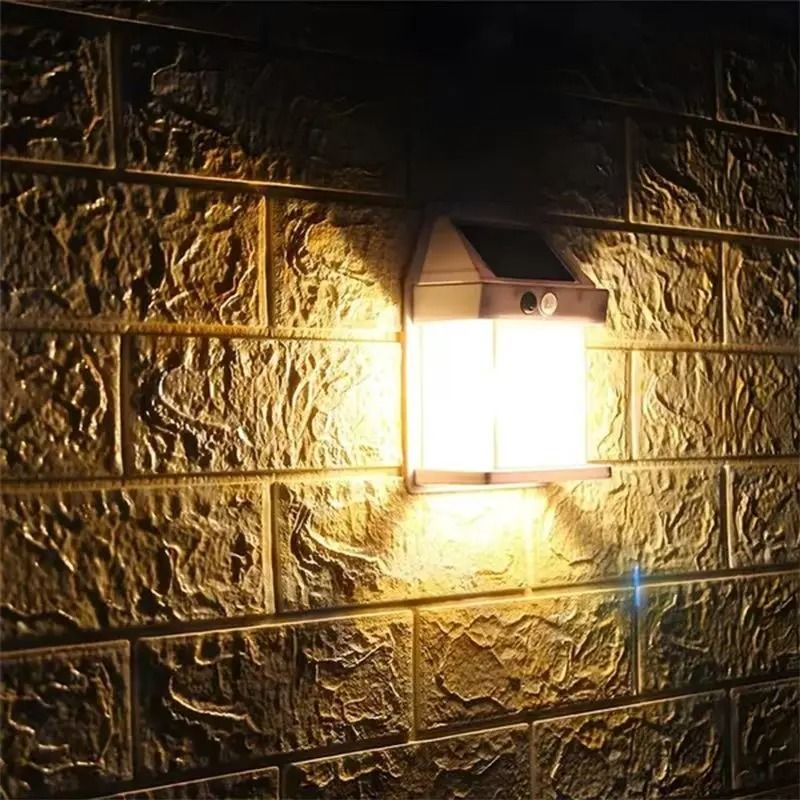 Outdoor Solar Powered LED Street Light Waterproof Garden Lamp