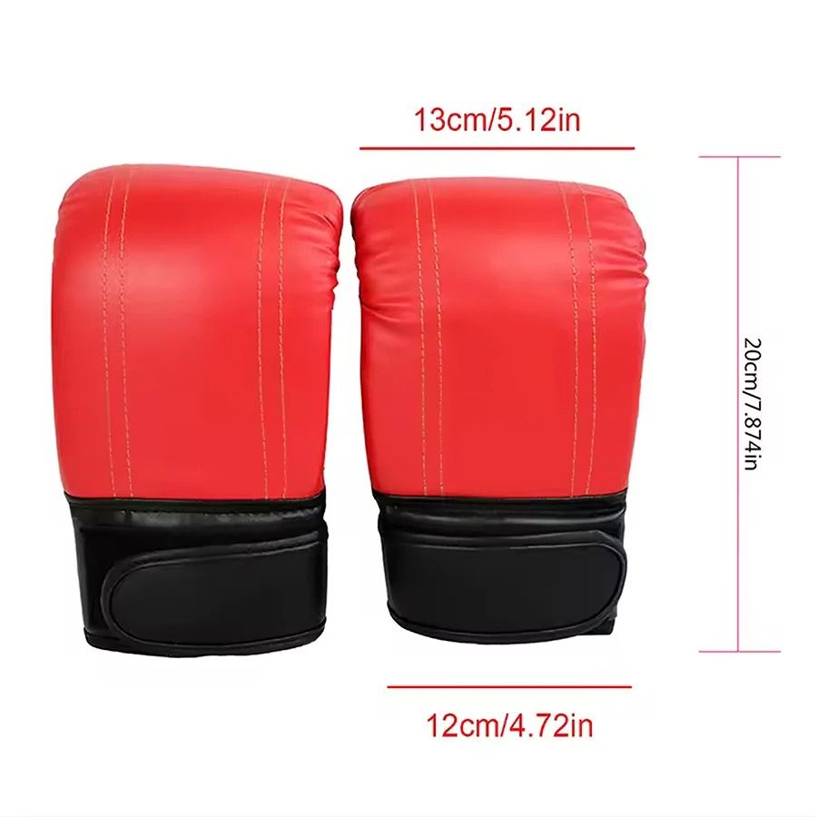 Training Boxing Gloves – Adults Unisex Sanda & Exercise Leather Mitts
