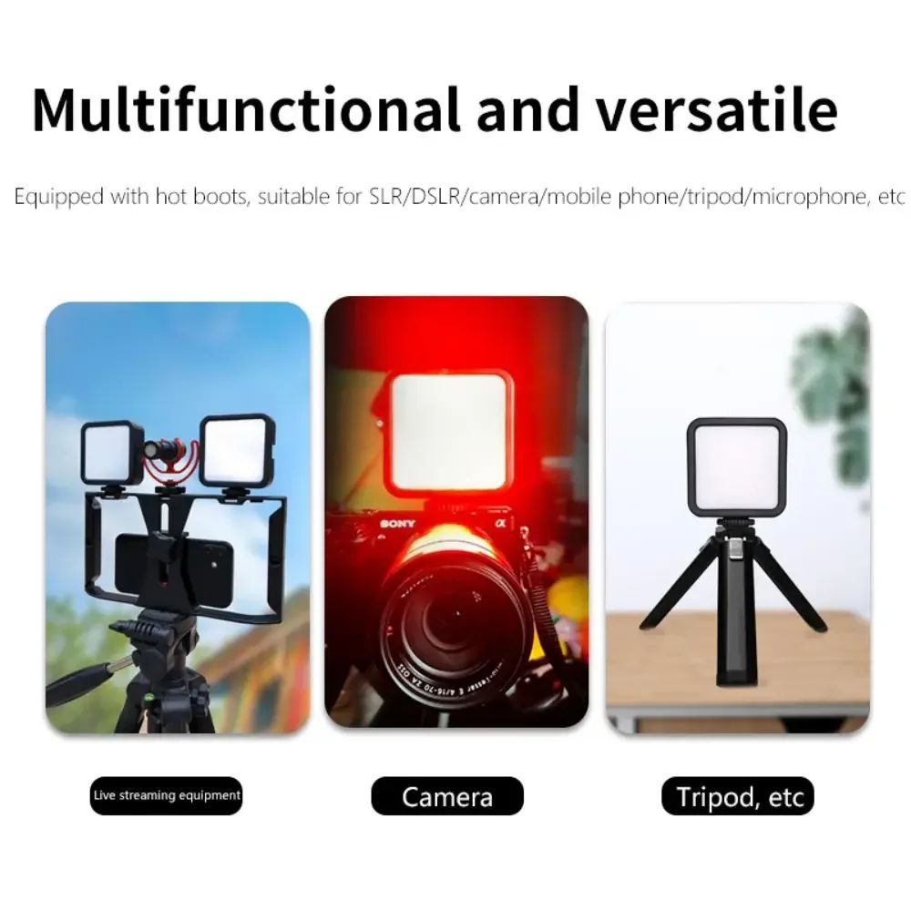 PocketGlow Mini RGB LED Fill Light for Camera and Smartphone Photography