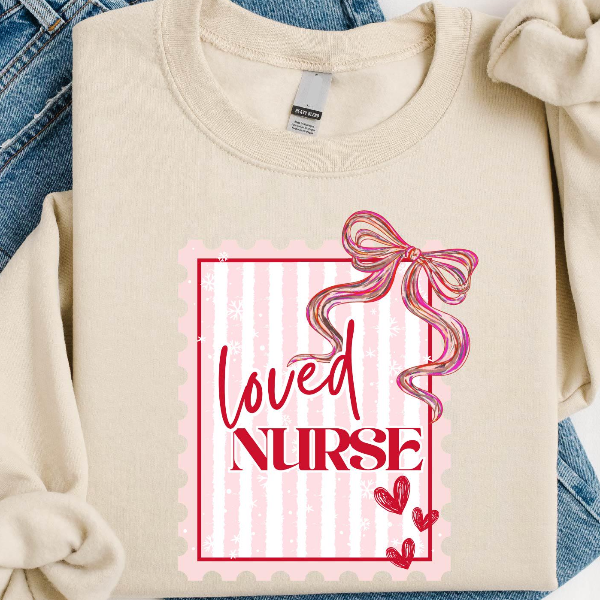 Nurse Valentines Day Sweatshirt, Registered Nurse Shirt, Pediatric Love Sweater, Cute Hospital Staff Gift