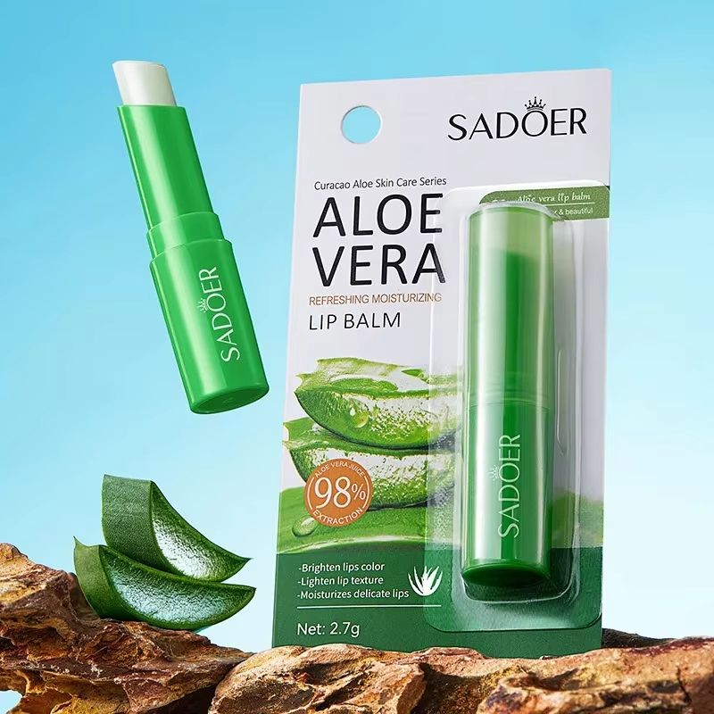 Aloe Lip Balm Hydrating Moisturizing Lip Repair Stick for Dry Cracked Lips