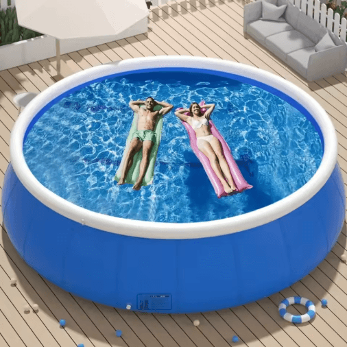 Butterfly Inflatable Swimming Pool – Family-Friendly Outdoor Portable Pool with Thickened Material