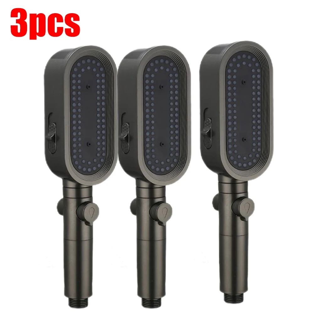 3 Modes Powerful Handheld Shower Head Anti-Clogging and Anti-Limescale Flexible Bath Head
